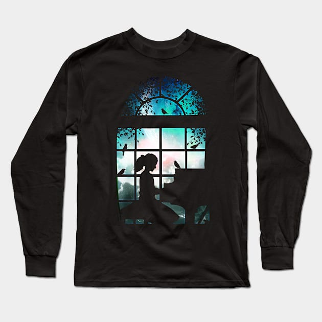 Musical Night Long Sleeve T-Shirt by Moncheng